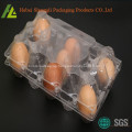 Clear transparent plastic egg container for sale